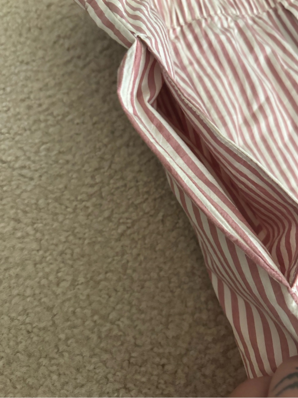 Marine Layer Pink and White Striped Straight-Leg Pants - Picture 5 of 6